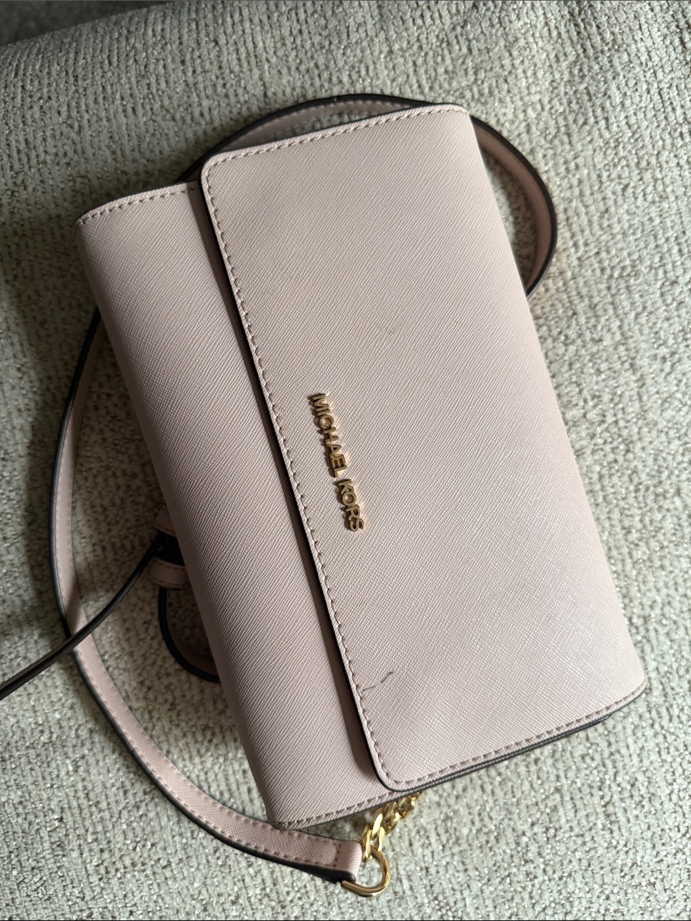 Michael Kors Pale Blush Crossbody Wallet